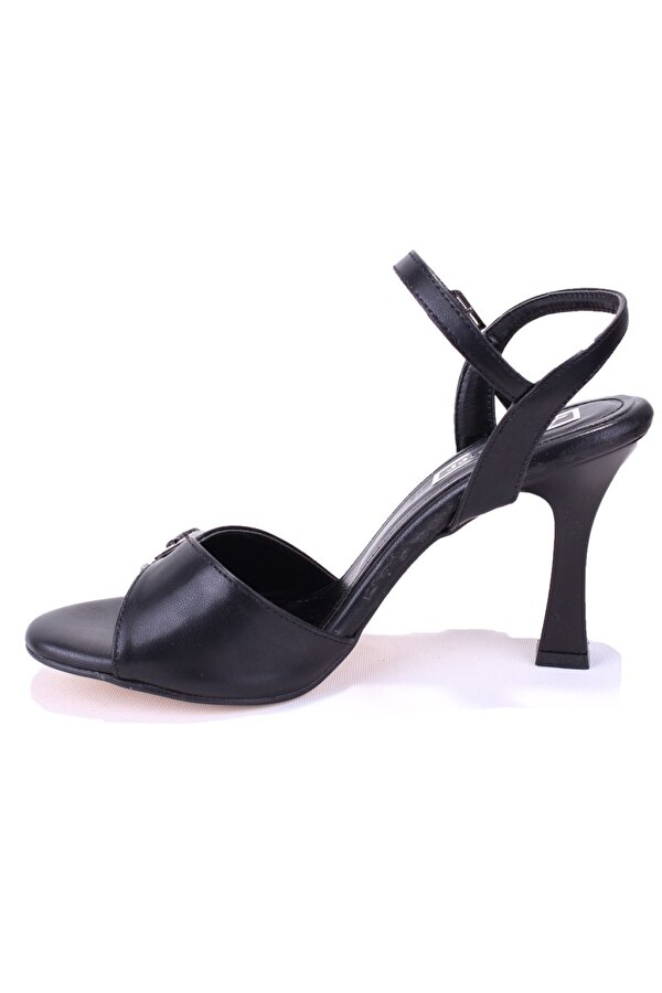 DZA07-928420 Siyah Klasik Topuklu Kadın Ayakkabı