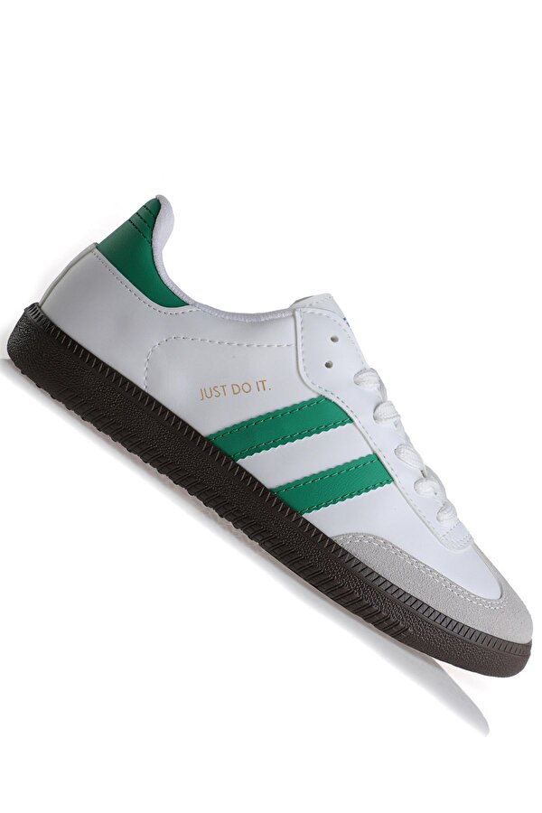 Uniseks Sneaker Esnek Yumuşak Spor Ayakkabı Beyaz Yeşil