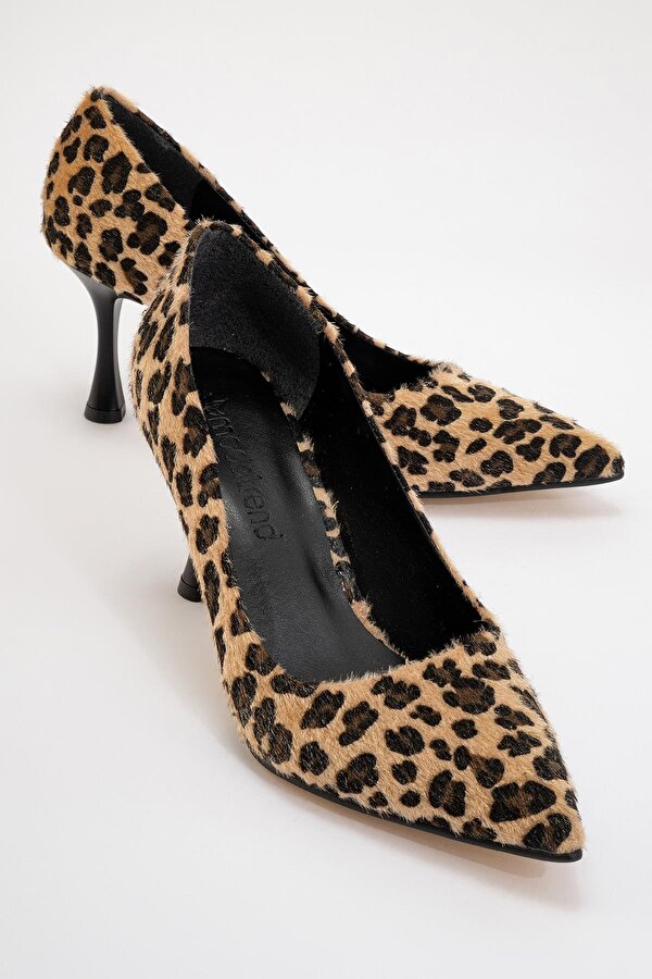 Kadın Stiletto Ayakkabı LEOPAR