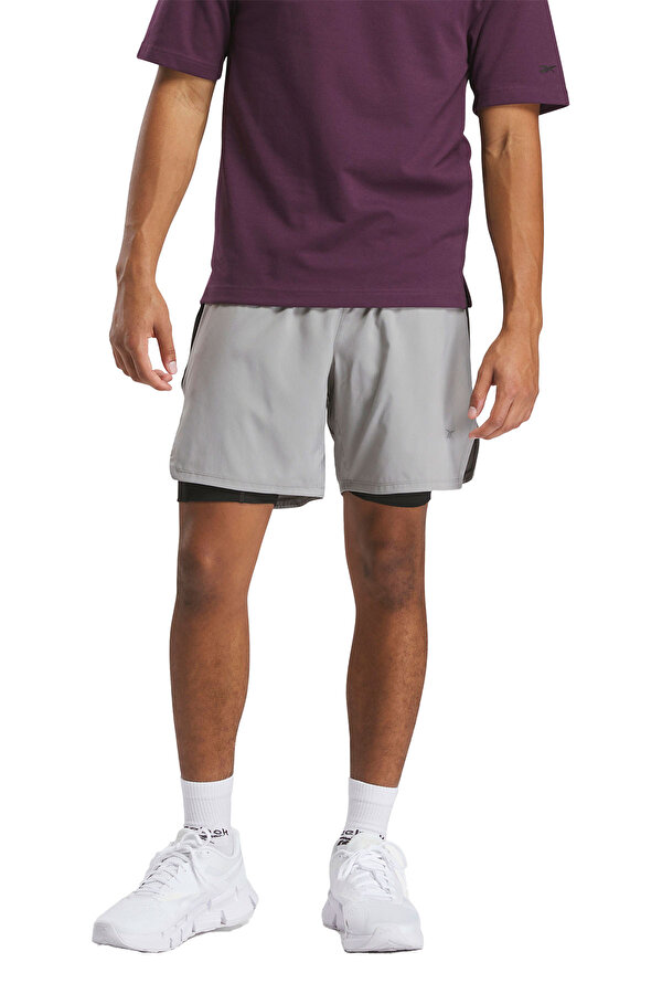 Clothing Reebok Running 2-1 Short Серый 017