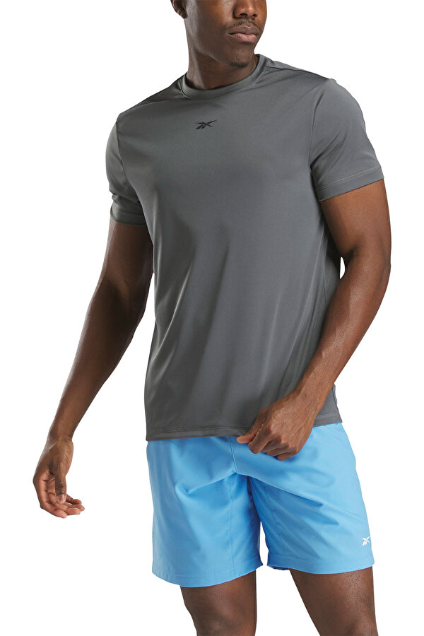 Clothing Reebok Id Train Ss Tech Tee Серый 012