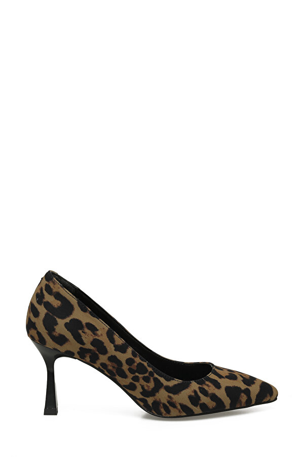 25S-005 5FX Leopar Kadın Topuklu Ayakkabı