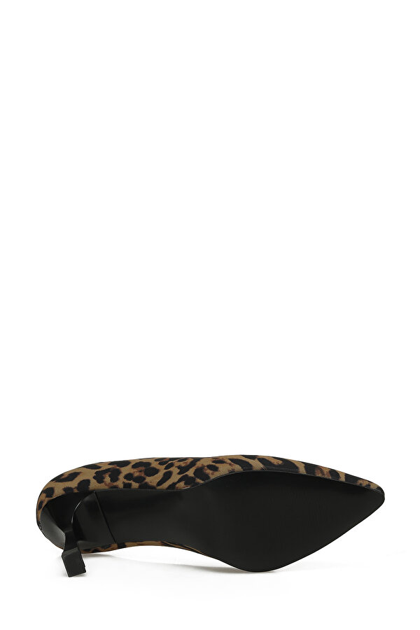 25S-005 5FX Leopar Kadın Topuklu Ayakkabı