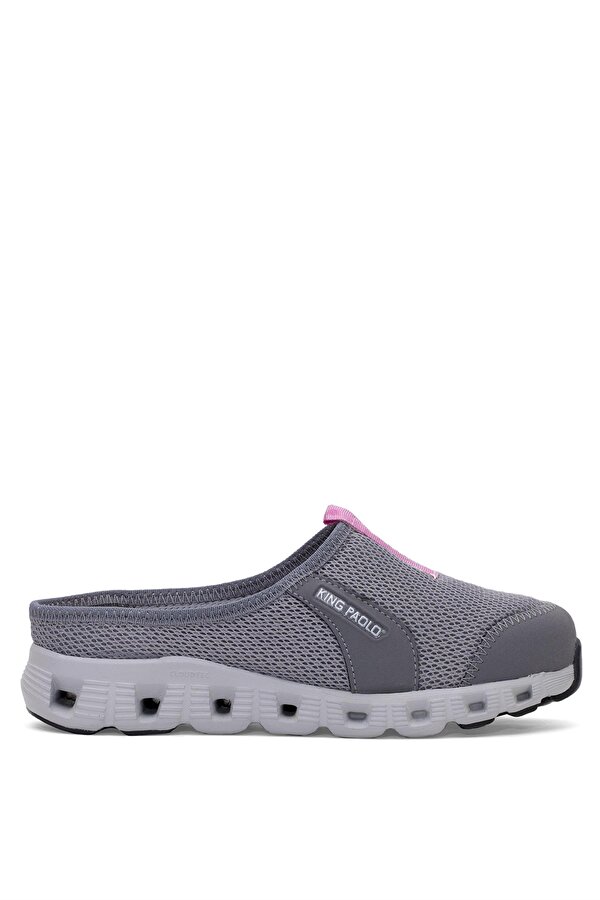 H5204 Missy Kadın Memory Foam Sabo Terlik Gri