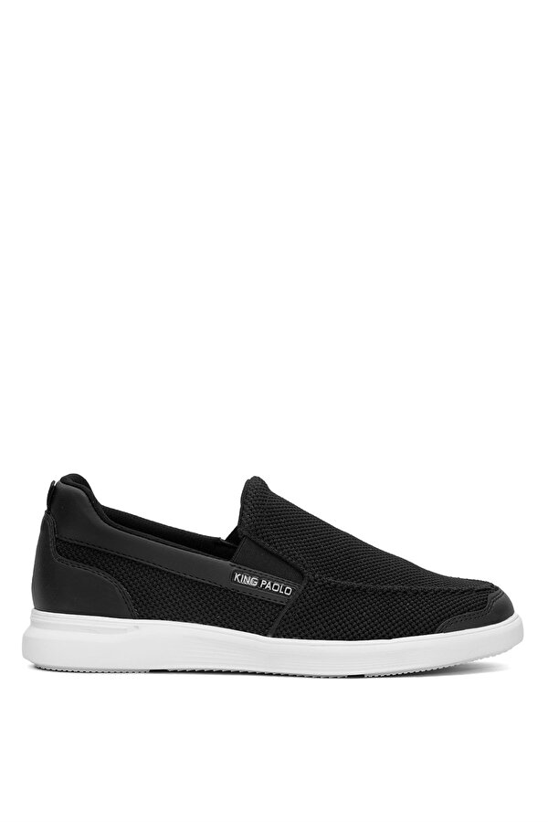 F1182 Loafer Krakers Erkek Memory Foam Casual Ayakkabı Siyah
