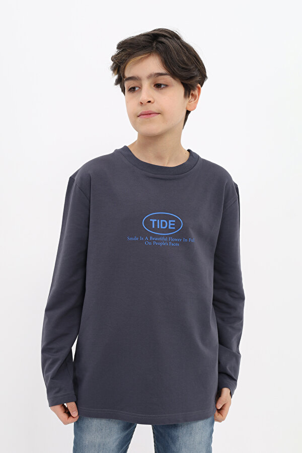 Toontoy Erkek Çocuk Baskılı Sweatshirt