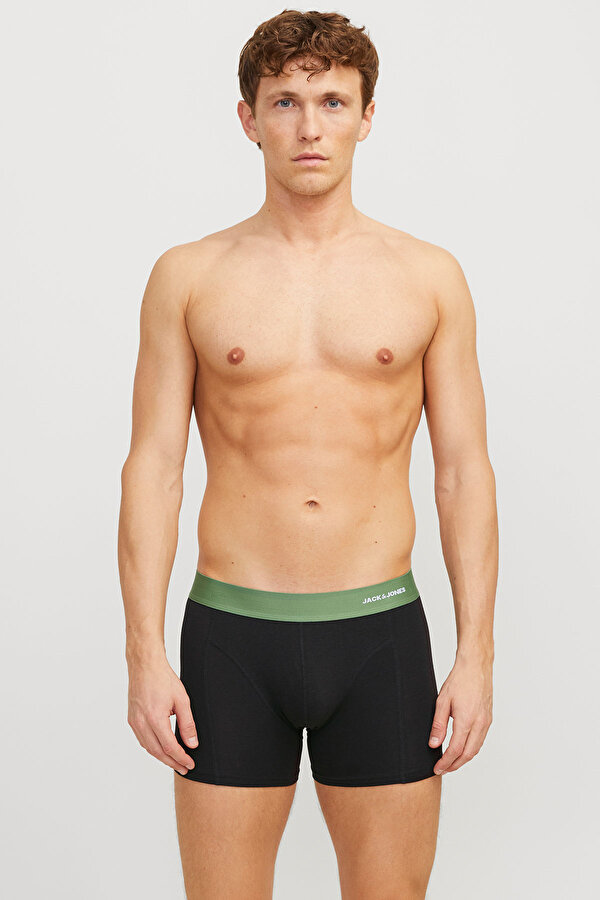 JACNICK BAMBOO TRUNKS 3 P Haki Erkek Boxer