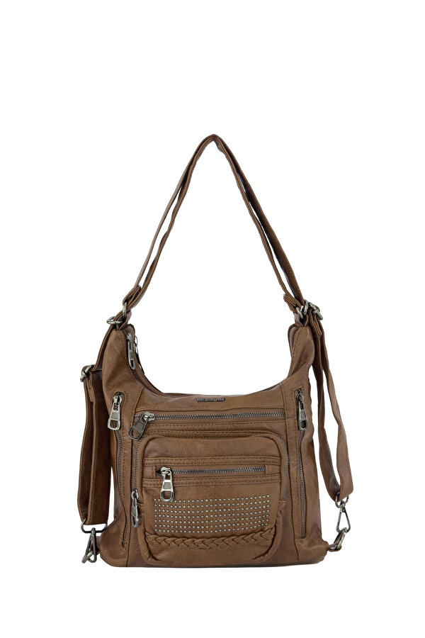 Bolsas Kadın Omuz ve Sırt  Çanta Vizon 1029