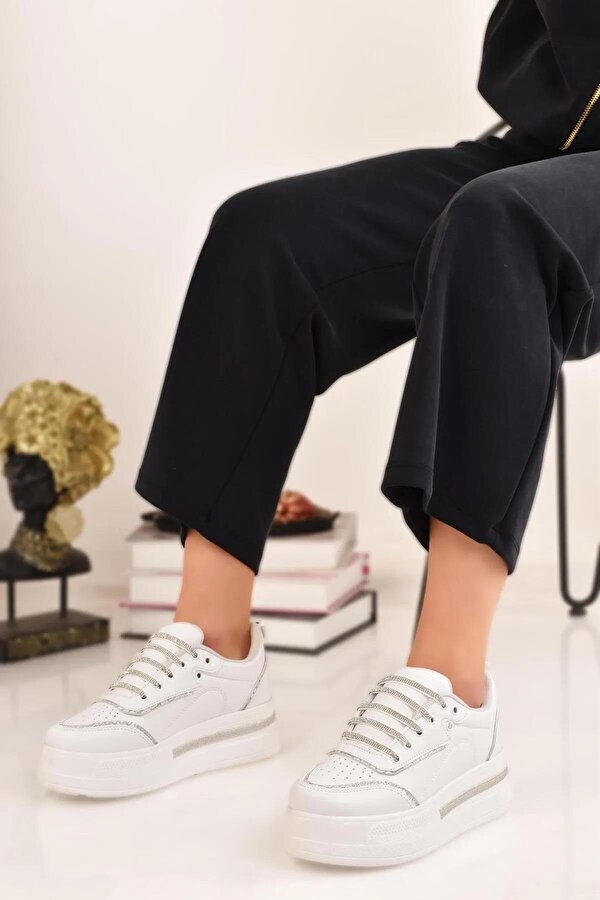 Kadın Kalın Yüksek Hafif Taban Spor Ayakkabı Sneaker