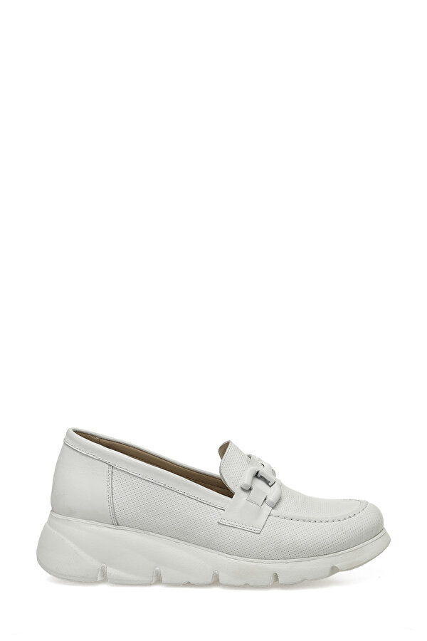105460.Z Beyaz Kadın Loafer - 2. Ürüne %50 İndirim