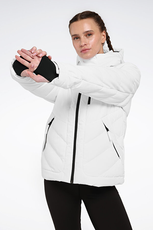 Reebok Chucky Jacket Белый Женщина Короткая Куртка
