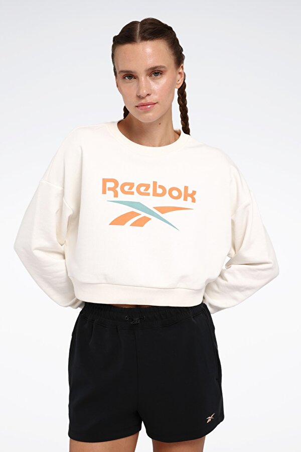 NEW ID CRP CREW Ekru Kadın Sweatshirt