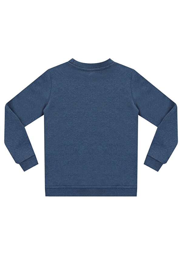 Uzay Kaşifi Erkek Çocuk İndigo Sweatshirt