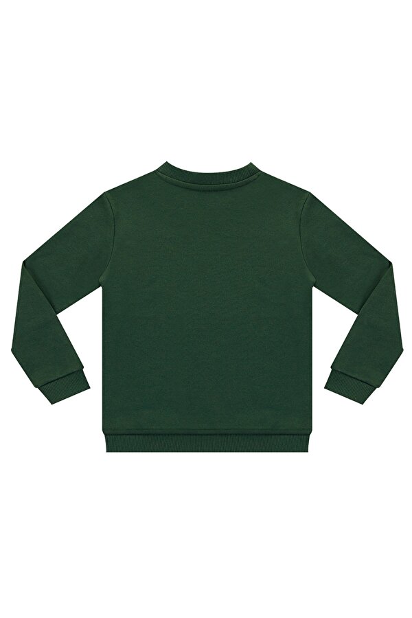 Roarr Dino Erkek Çocuk Haki Sweatshirt