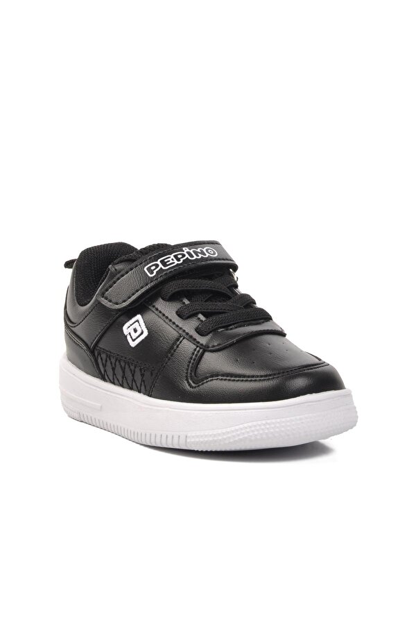 1603-B Siyah-Beyaz Bebek Sneaker