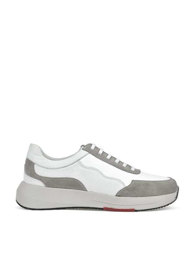 Erkek Hakiki Deri Sneaker 151423Z520 Beyaz