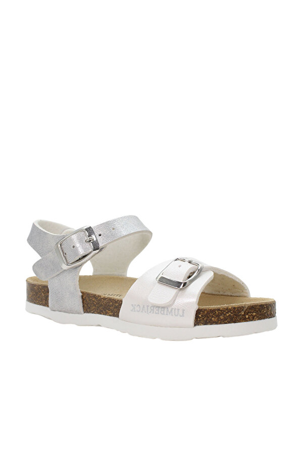 2 BELTS SANDAL WHITE Girl Sandals