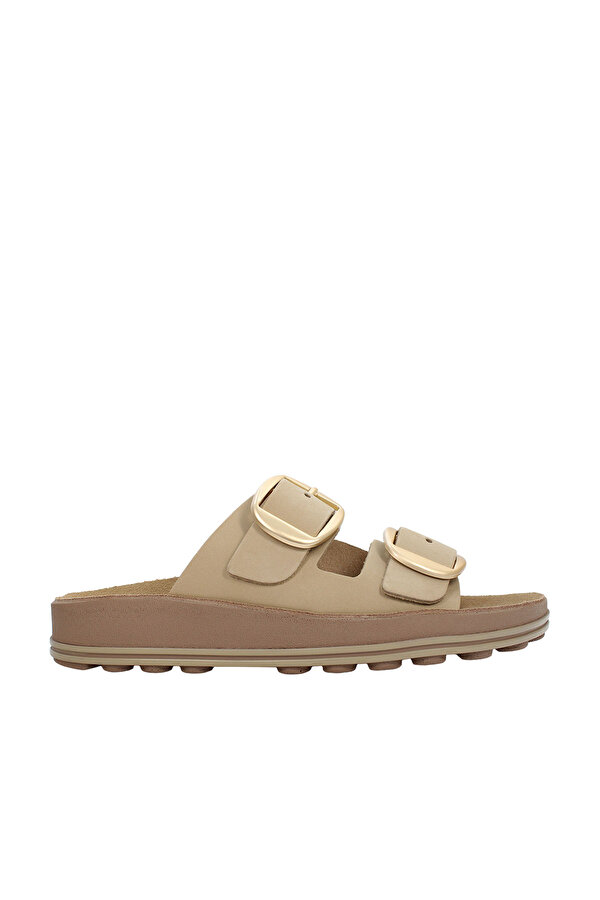 SANDAL 2 BANDS Cream Woman Sandals