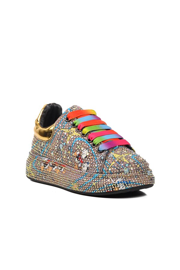 24Y451-1 Yeşil Kadın Sneaker