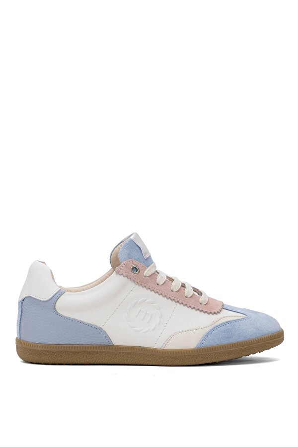 D25YA-550 Kadın Hakiki Deri Klasik Sneaker Mavi