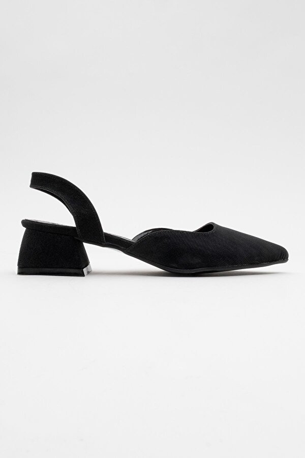 Kadın Topuklu Sandalet SİYAH SİM