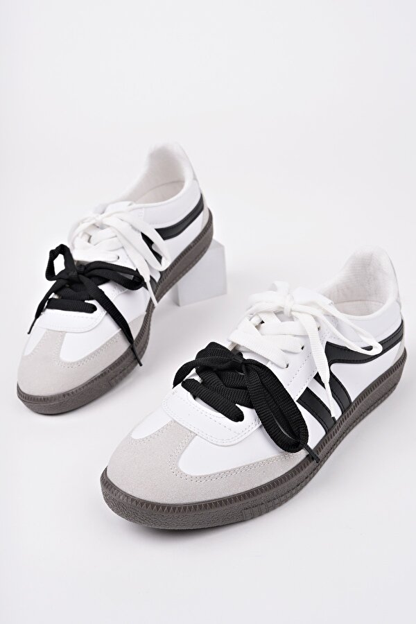 RETRO Çift Bağcıklı Günlük Kadın Sneaker Spor Ayakkabı