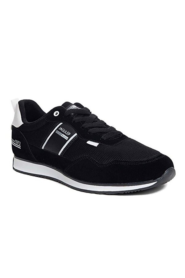 Bugatti Deri Anorak Anatomik Erkek Sneaker Siyah Beyaz
