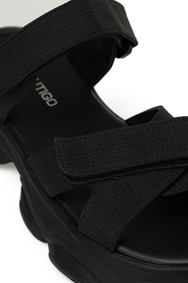 25S-600 5FX Siyah Kadın Spor Sandalet