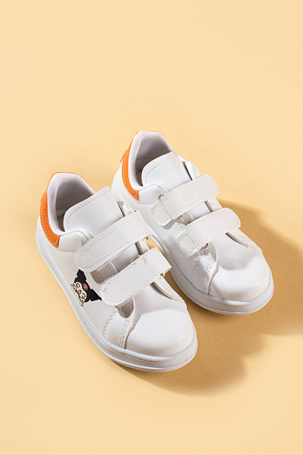 Rahat Taban Cırtlı Baskılı Çocuk Sneakers 001-702-24