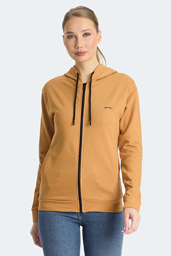 KINET Kadın Sweatshirt Kiremit