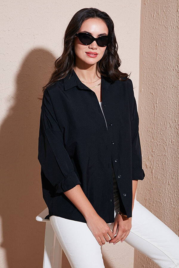 Bayan Gömlek 6772418 SİYAH