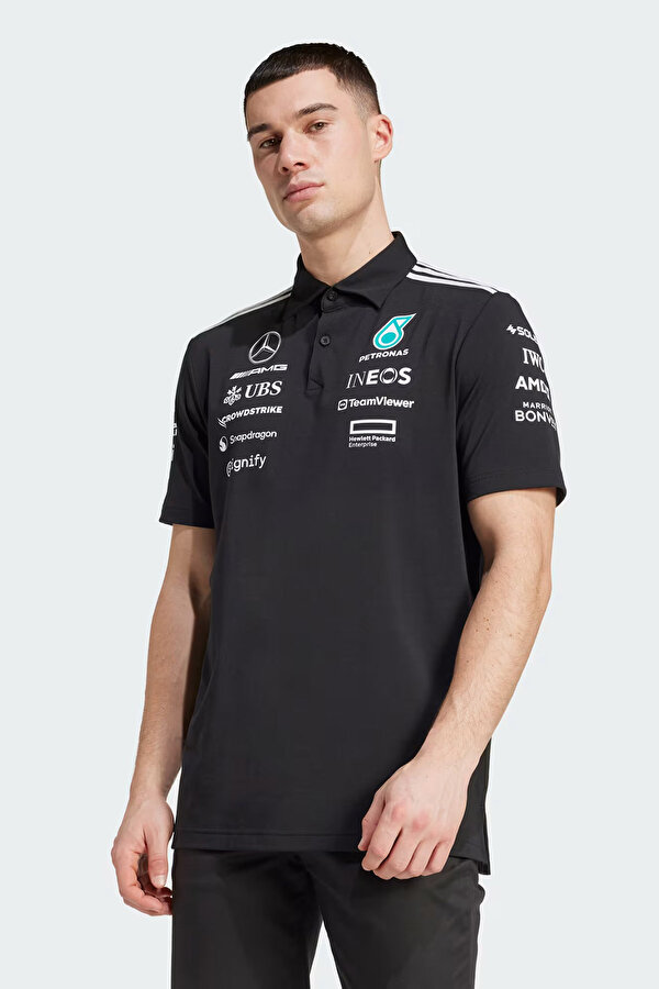 MER TM POLO BM      BLACK Siyah Erkek Kısa Kol T-Shirt