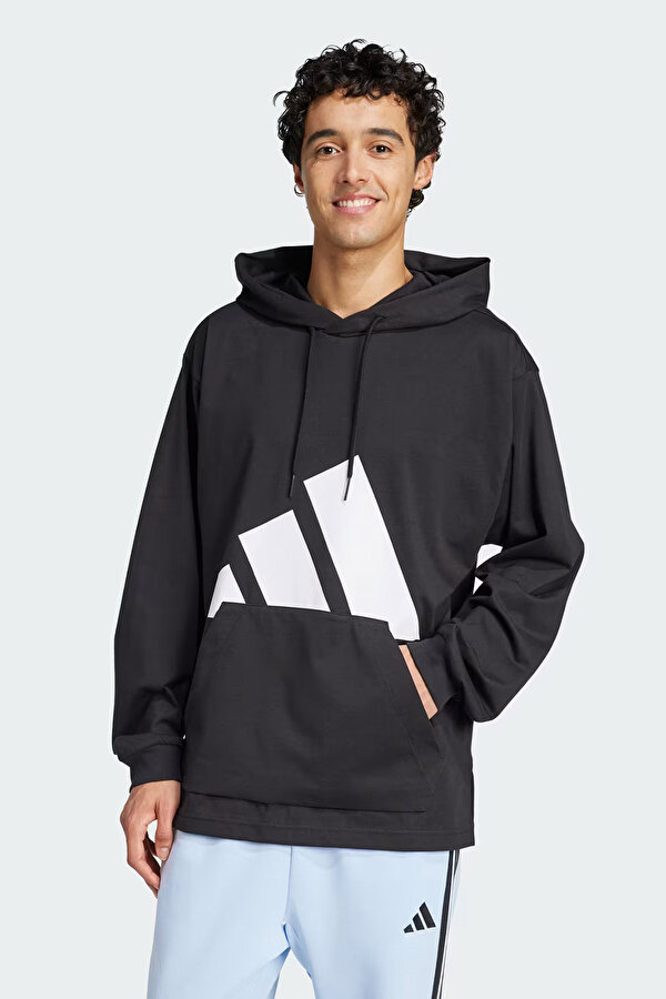 M BL SJ HD Siyah Erkek Sweatshirt