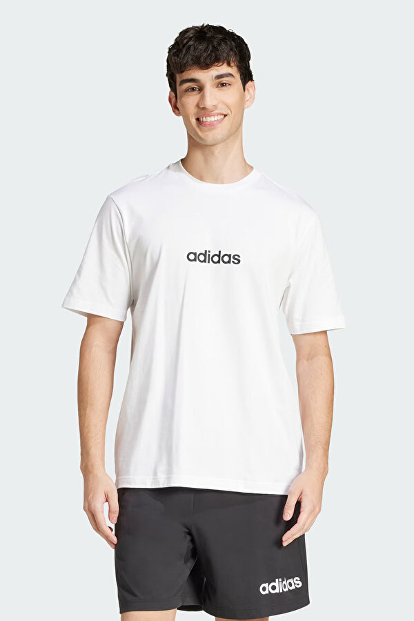 M LIN SJ T Beyaz Erkek Kısa Kol T-Shirt