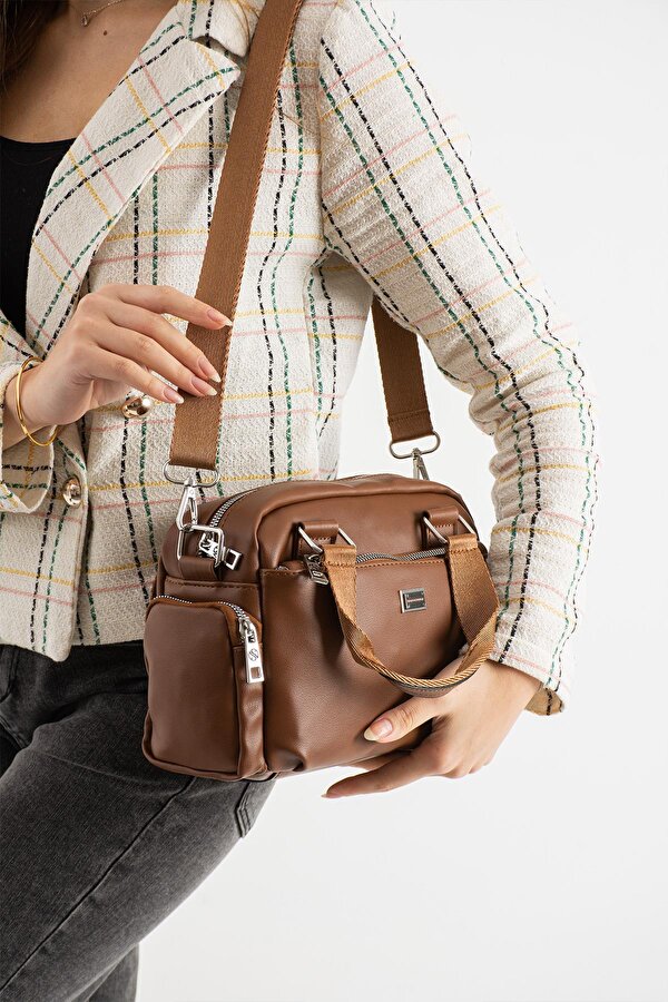 Cantona 5 Gözlü Kadın Omuz Çantası BP-4845O