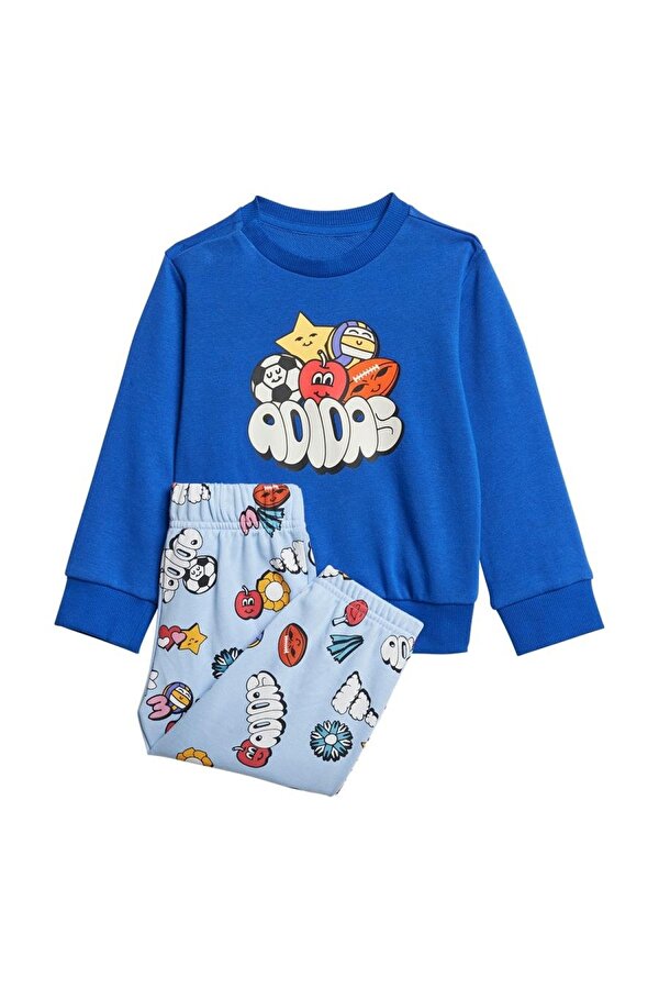 Mavi  Bebek  Eşofman I FUN AOP JOG JI6236 Mavi  Bebek  Eşofman I FUN AOP JOG JI6236