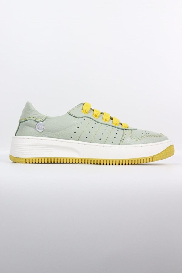 D25Ya-435 Kadın Deri Sneaker Ayakkabı