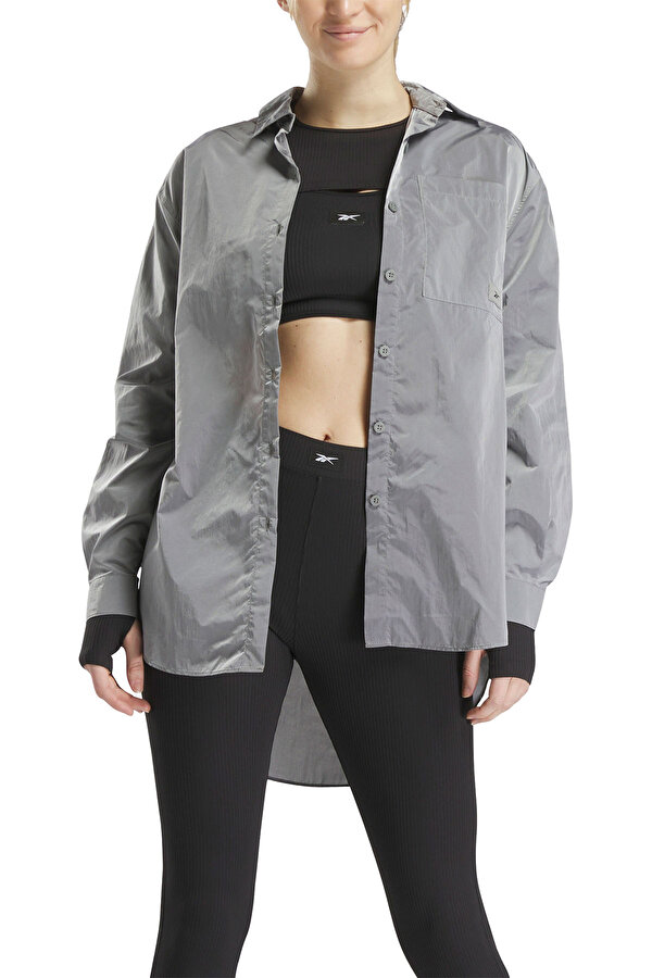 Clothing Reebok Studio Style Button Down Серебряный