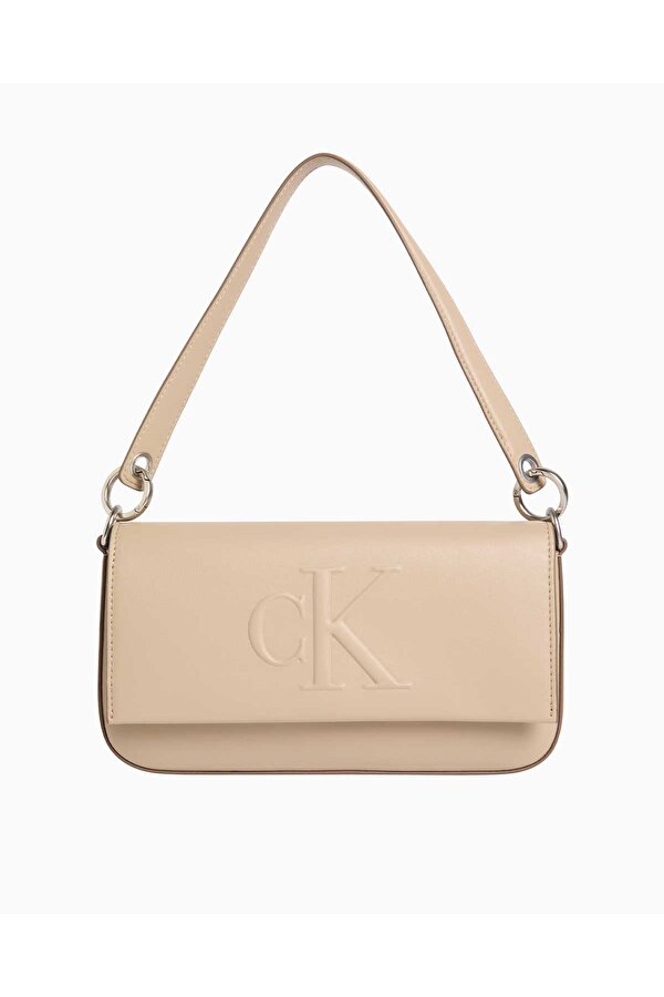 Sculpted Flap Shoulder Bag Omuz Çantası
