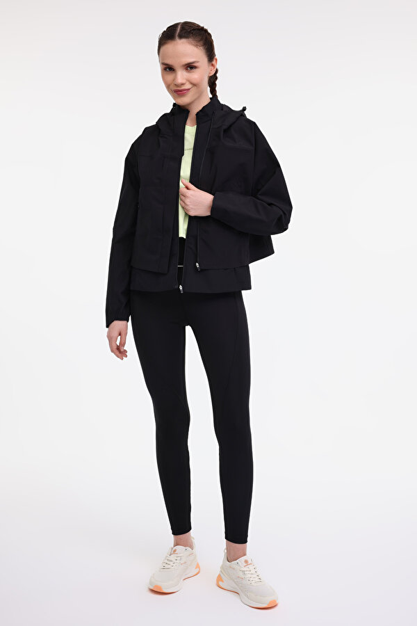 WL RUSA 17GF6-02 5FX Siyah Kadın Mont