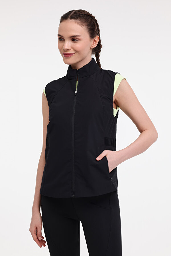 WL RUSA 17GF6-02 5FX Siyah Kadın Mont