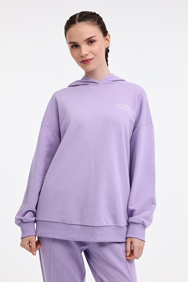 WL MARIANNE 17SSK108 5FX Mor Kadın Sweatshirt