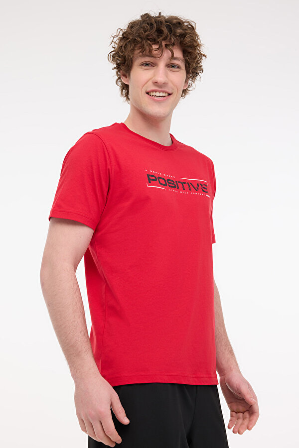 ML SAVIO 11ATL103 5FX Kırmızı Erkek Kısa Kol T-Shirt