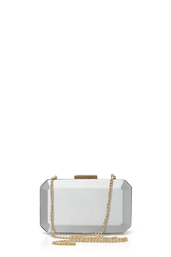 SIMLY 5FX Gümüş Kadın Clutch