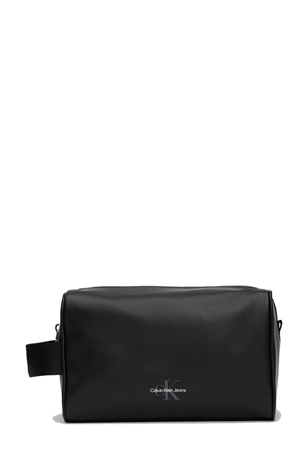 MONO LOGO DOPP KIT PU Siyah Kadın Cüzdan