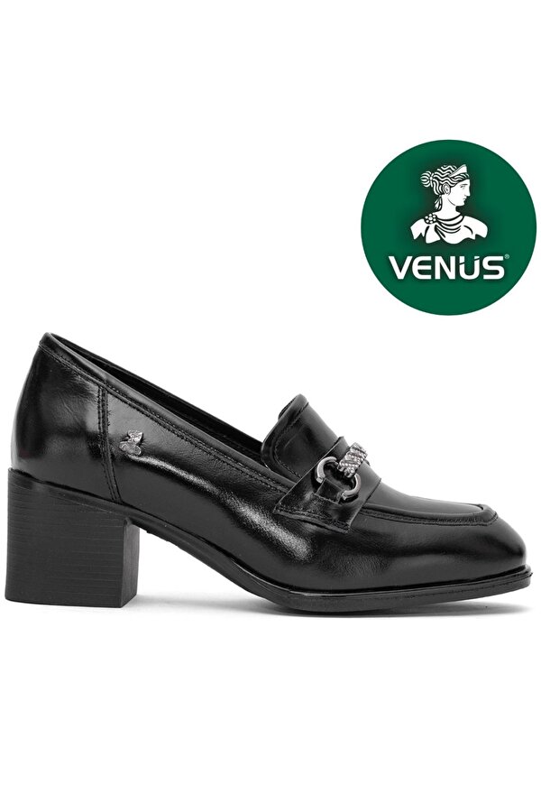 Ünve Hakiki Deri Comfort Ortopedik Kadın Topuklu Ayakkabı