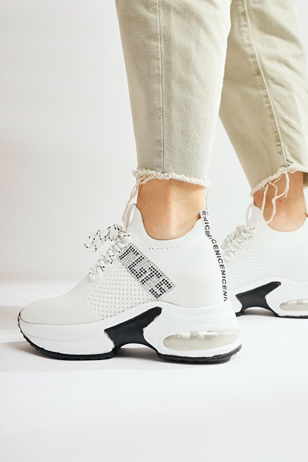 48564014 Sneaker Gizli Topuk Kadın Spor Ayakkabı