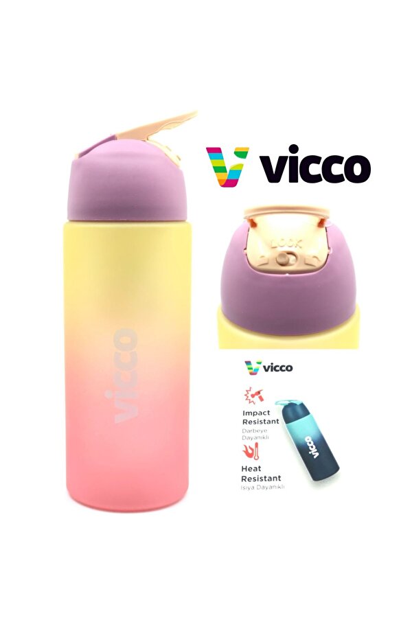 Su Matarası Kilitli Kapak Tritan Quick Matara Suluk 500 ML