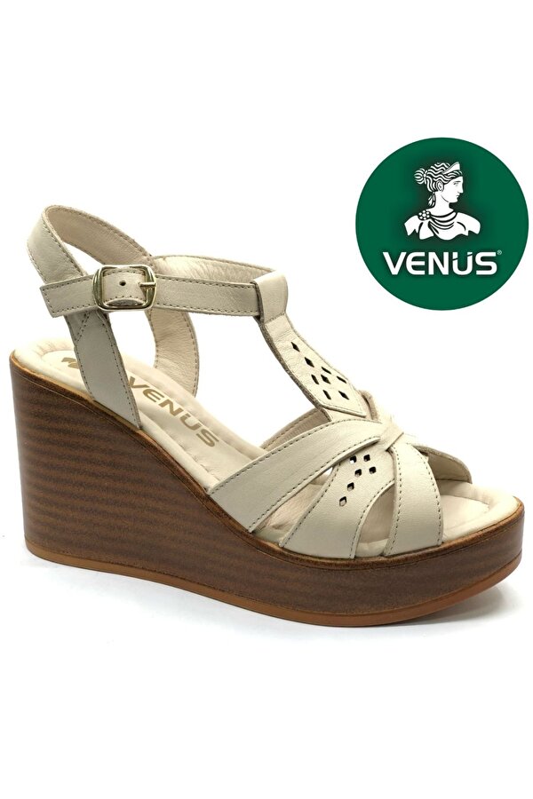 Upsa Hakiki Deri Comfort Ortopedik Kadın Sandalet