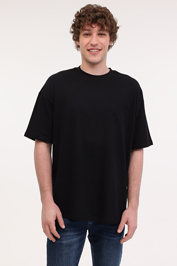 MB 20/OVS 11BS201 5FX Siyah Erkek Kısa Kol T-Shirt